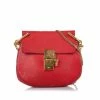 Chloe Pre-owned Vintage Chloe Drew Leather Crossbody Bag Red