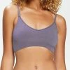 MP Clothing MP Women's Composure Seamless V-Neck Bralette - Smokey Purple