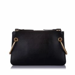 Chloe Pre-owned Vintage Chloe Roy Leather Satchel Black -Cheap Clogau Store FF1BCLCX007 4