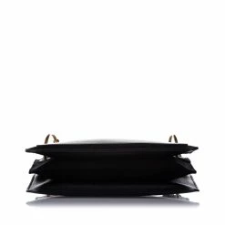 Chloe Pre-owned Vintage Chloe Roy Leather Satchel Black -Cheap Clogau Store FF1BCLCX007 5