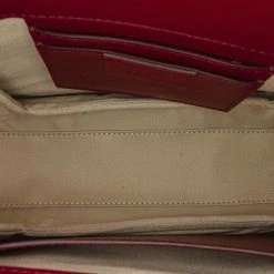 Chloe Pre-owned Vintage Chloe Roy Leather Shoulder Bag Red -Cheap Clogau Store FF1CCLSH009 5