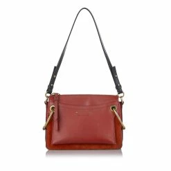 Chloe Pre-owned Vintage Chloe Roy Leather Shoulder Bag Red