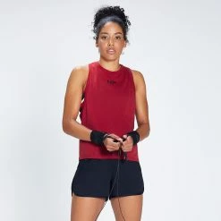 MP Clothing MP Women's Engage Lightweight Seamless Vest /Black - Red