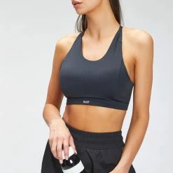 MP Clothing MP Women's Velocity Reflective Sports Bra - Black