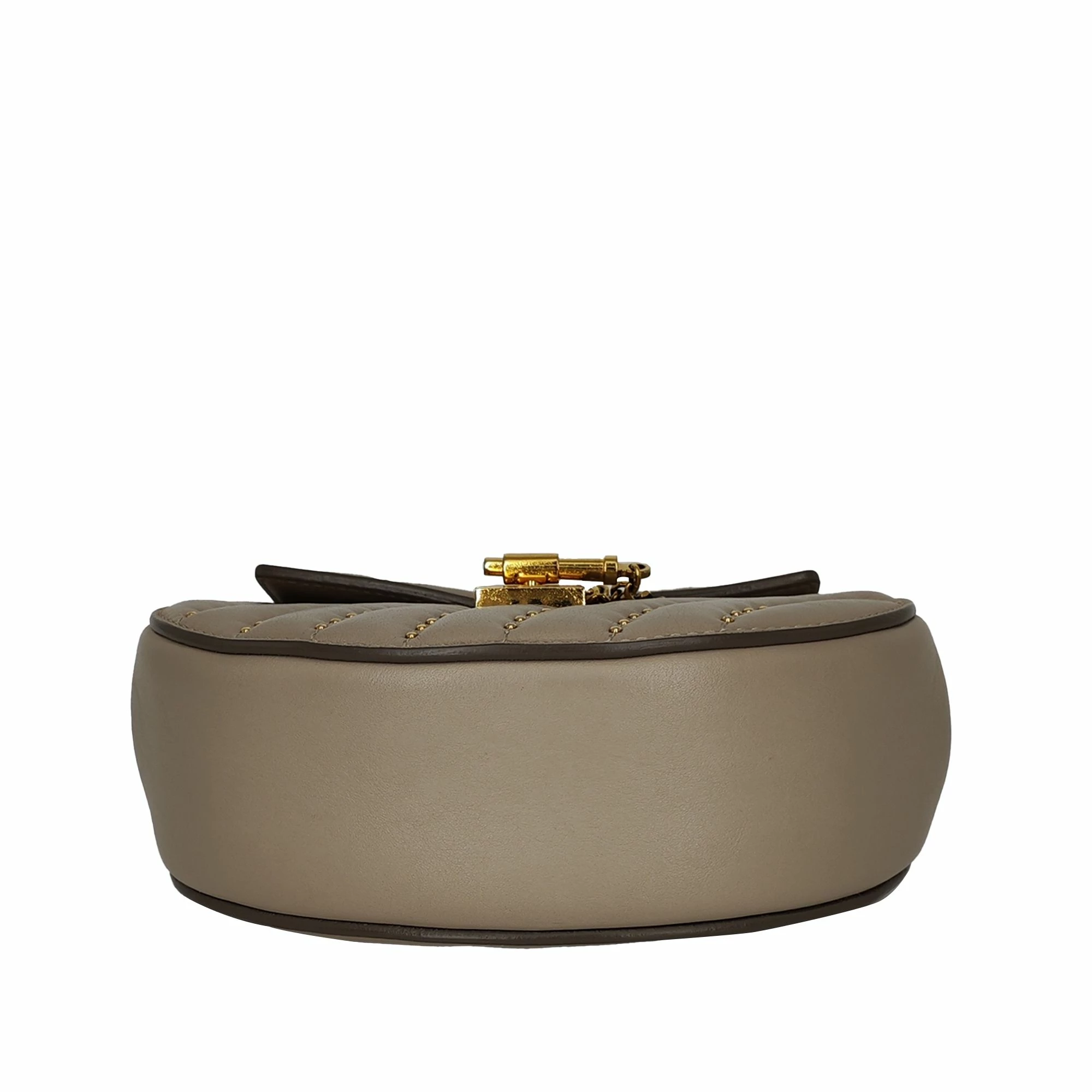 Chloe Pre-owned Vintage Chloe Drew Bijou Studded Leather Crossbody Bag Gray - Grey 3 Chloe Pre-owned Vintage Chloe Drew Bijou Studded Leather Crossbody Bag Gray - Grey - Image 3