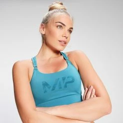 MP Clothing MP Women's Training Racer Back Sports Bra - Blue 7 MP Clothing MP Women's Training Racer Back Sports Bra - Blue -Cheap Clogau Store b7c1c487cc094d9383394bc8e8e74284