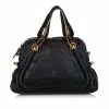Chloe Pre-owned Vintage Chloe Paraty Leather Satchel Black