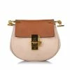 Chloe Pre-owned Vintage Chloe Drew Leather Crossbody Bag Brown - Beige