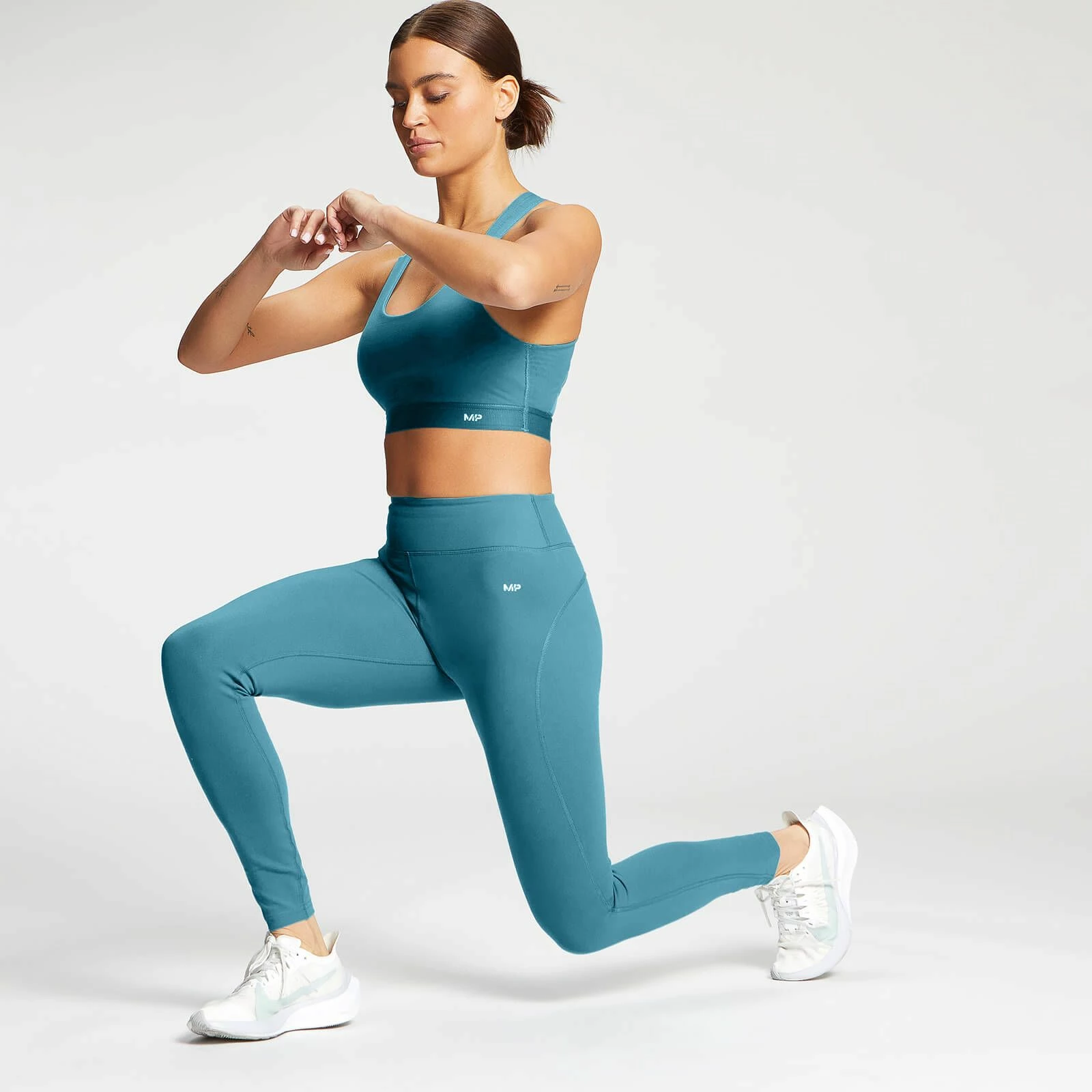 MP Clothing MP Women's Power Leggings - Blue 2 MP Clothing MP Women's Power Leggings - Blue - Image 2