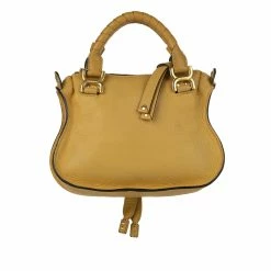 Chloe Pre-owned Vintage Chloe Marcie Leather Satchel Yellow -Cheap Clogau Store c9446bd48e314cd99d67f6af9f8cc1ac