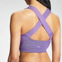 MP Clothing MP Women's Tempo Cross Back Sports Bra - Purple -Cheap Clogau Store cb157a9636a248478402a7d96d20f490
