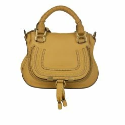 Chloe Pre-owned Vintage Chloe Marcie Leather Satchel Yellow