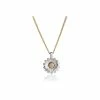 Clogau Daisy Pendant - White