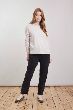 Loop Cashmere Easy Cashmere Sweatshirt in Ballet Pink