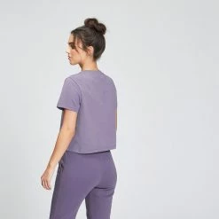 MP Clothing MP Women's Rest Day Women's Crop T-Shirt - Purple -Cheap Clogau Store e85600393a06458bb56609b620aa4759