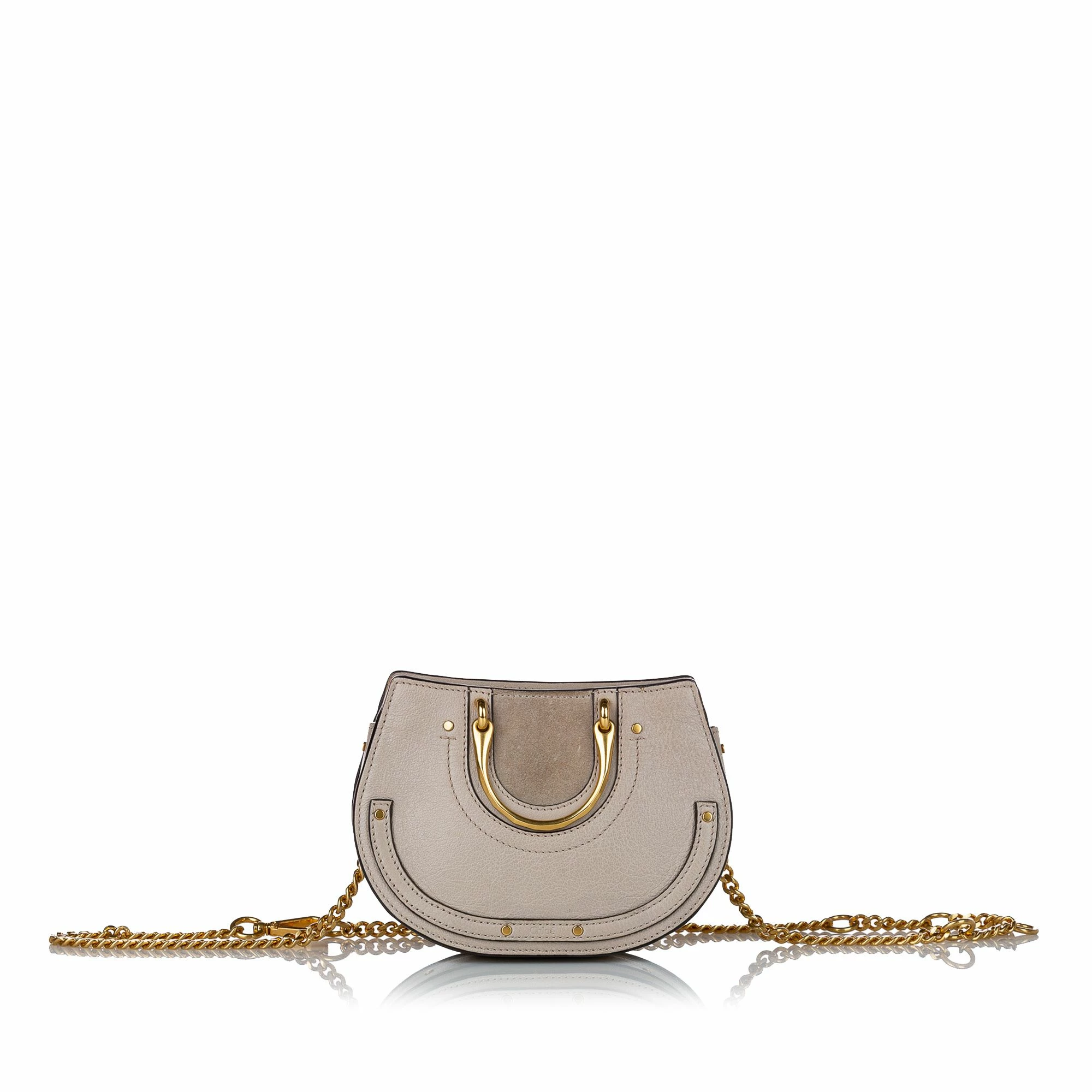 Chloe Pre-owned Vintage Chloe Pixie Leather Satchel Gray - Grey 1 Chloe Pre-owned Vintage Chloe Pixie Leather Satchel Gray - Grey