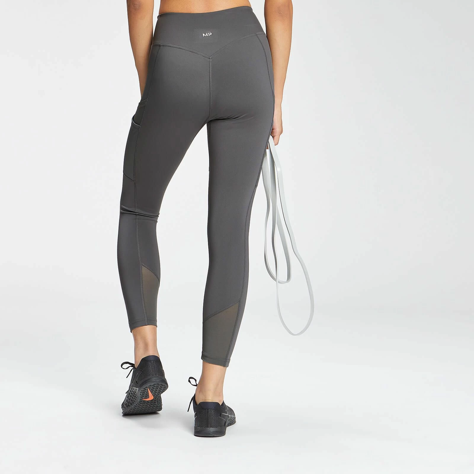MP Clothing MP Women's Tempo 7/8 Leggings - Grey 3 MP Clothing MP Women's Tempo 7/8 Leggings - Grey - Image 3