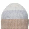Loop Cashmere Cashmere Beanie in Striped - Beige