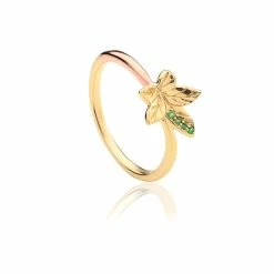 Clogau Ivy Leaf Ring - White