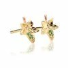 Clogau Ivy Leaf Stud Earrings - Rose Gold