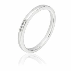 Clogau 9ct White Gold Diamond Ring